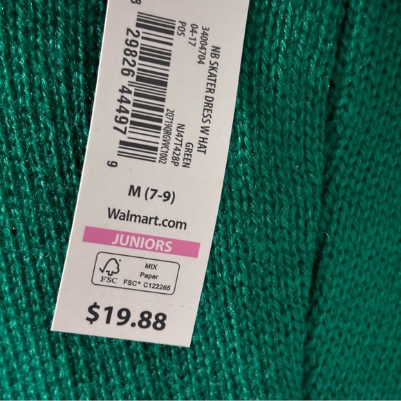 Juniors ELF SWEATER DRESS size M
7-9 NWT - Picture 4 of 7